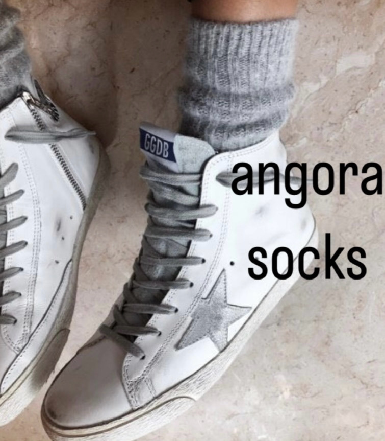 angora socks